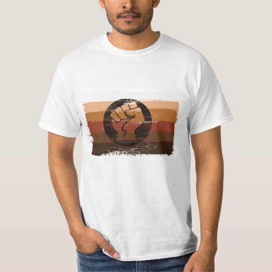 GEMALTETE BIPOC-STREIFEN UND ERSTE T-Shirt (Vorderseite)