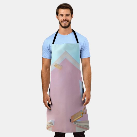 GEMALTETE KONKRETE BUIDUNG SCHÜRZE (Getragen)