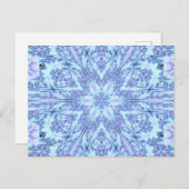 GEMALTETE WILDBLUMEN 11 POSTKARTE (Vorne/Hinten)