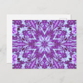 GEMALTETE WILDBLUMEN 12 POSTKARTE (Vorne/Hinten)