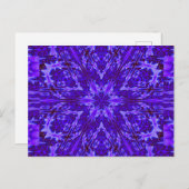 GEMALTETE WILDBLUMEN 13 POSTKARTE (Vorne/Hinten)