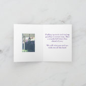 GEMALTETES WEISSES PORCH, PEELPASS, LANTERN LAMP KARTE (Innenseite)