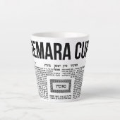Gemara Cup - Gemorah Kopf Milchtasse (Vorderseite)