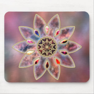 Gemarmorte Galaxien Mousepad