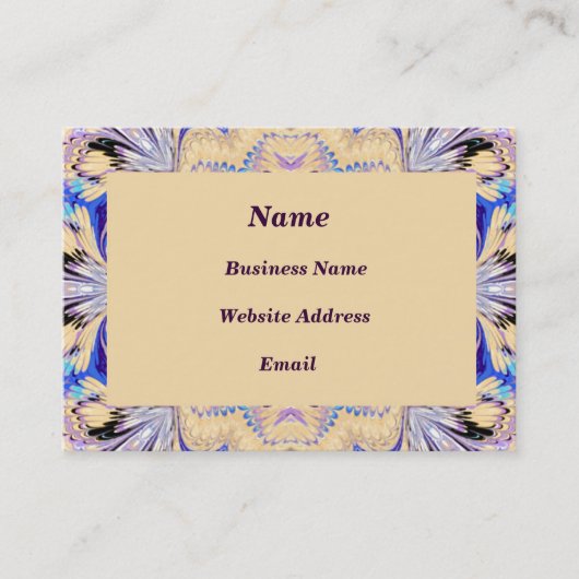 Gemarmorte gerahmte Geschäfts-Karte Visitenkarte (Vorderseite)