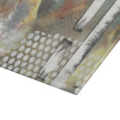 Gemarmorte Pixel II Schneidebrett (Ecke)