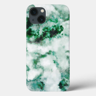 Gemarmorte Quarz-Beschaffenheit iPhone 13 Hülle