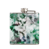 Gemarmorte Quarz-Beschaffenheit Flachmann (Rückseite)