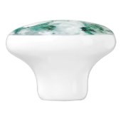 Gemarmorte Quarz-Beschaffenheit Keramikknauf (Seitenansicht)