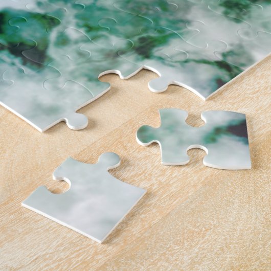 Gemarmorte Quarz-Beschaffenheit Puzzle (Seite)