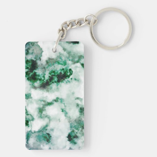 Gemarmorte Quarz-Beschaffenheit Schlüsselanhänger (Rückseite)