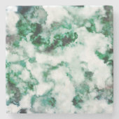 Gemarmorte Quarz-Beschaffenheit Steinuntersetzer (Vorderseite)