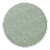 Gemarmorter weiser Keramik-Griff Keramikknauf (Vorderseite)