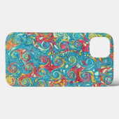 Gemarmorter Wirbel Case-Mate iPhone Hülle (Rückseite (Horizontal))