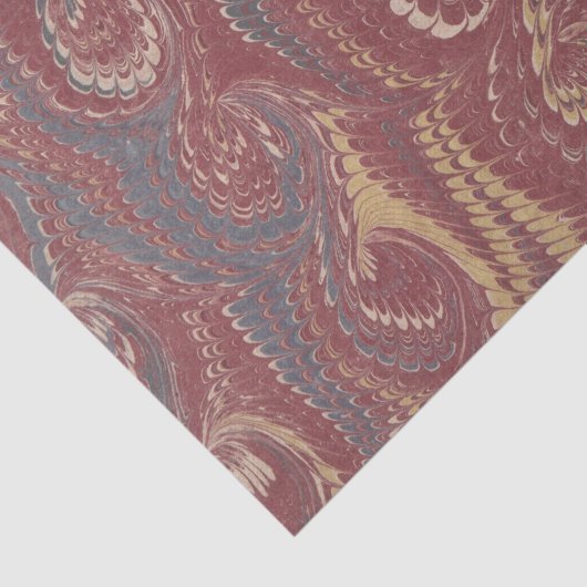 Gemarmortes Enden-Papier Seidenpapier (Ausschnitt)