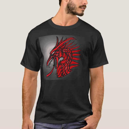 GemCrest Drache T: Rubin T-Shirt (Vorderseite)