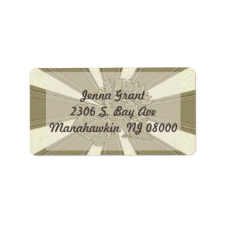 Gemeichter Erntedank Türkei - Adressaufkleber