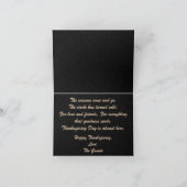 Gemeichter Erntedank Türkei - Feiertagskarte (Innenseite)