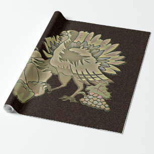 Gemeichter Erntedank Türkei - Geschenkpapier