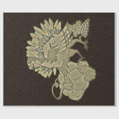 Gemeichter Erntedank Türkei - Geschenkpapier (Flach)