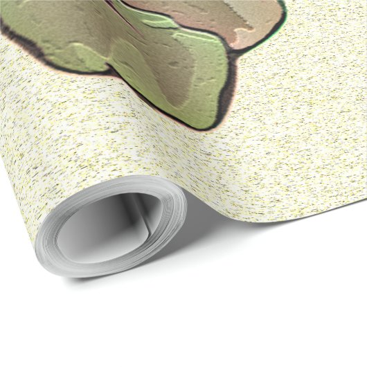 Gemeichter Erntedank Türkei - Geschenkpapier (Rolleneckpunkt)