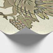 Gemeichter Erntedank Türkei - Geschenkpapier (Ecke)