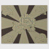 Gemeichter Erntedank Türkei - Geschenkpapier (Flach)