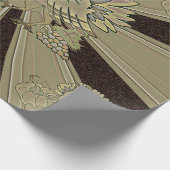 Gemeichter Erntedank Türkei - Geschenkpapier (Ecke)