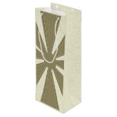 Gemeichter Erntedank Türkei - Geschenktüte Für Weinflaschen (Rückseite Schrägansicht)