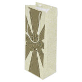 Gemeichter Erntedank Türkei - Geschenktüte Für Weinflaschen (Vorderseite Schrägansicht)