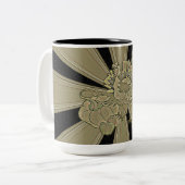 Gemeichter Erntedank Türkei - Zweifarbige Tasse (Vorderseite Links)