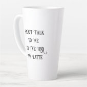 Gemein Chihuahua | Funny Dogs Milchtasse (Linke Ecke)