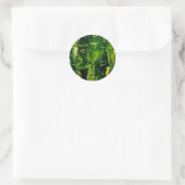 GEMEIN GREEN RUNDER AUFKLEBER (Tasche)