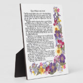 Gemein Mother Plaque Fotoplatte (Seite)