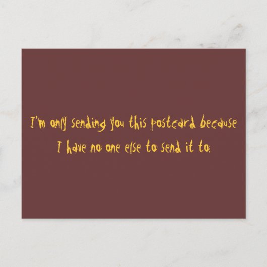 GEMEIN POSTKARTE (Vorderseite)