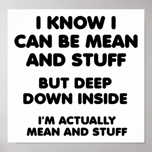 Gemein und Stuff Funny Poster (Vorne)