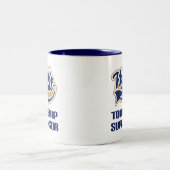 Gemeinde-Aufsichtskraft-Geschenk (Welten am Zweifarbige Tasse (Mittel)