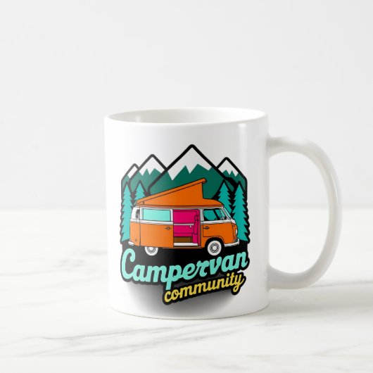 Gemeinde Campervan Kaffeetasse (Rechts)