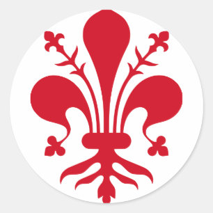 Gemeinde Florenz Runder Aufkleber