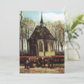Gemeinde in der Kirche, Nuenen von Vincent van Gog (Stehend Vorderseite)