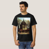 Gemeinde in der Kirche, Nuenen von Vincent van Gog T-Shirt (Vorne ganz)