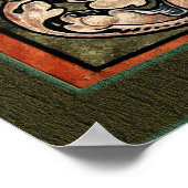 Gemeinde Maldegem, Belgien (Vintages CoA) Poster (Ecke)