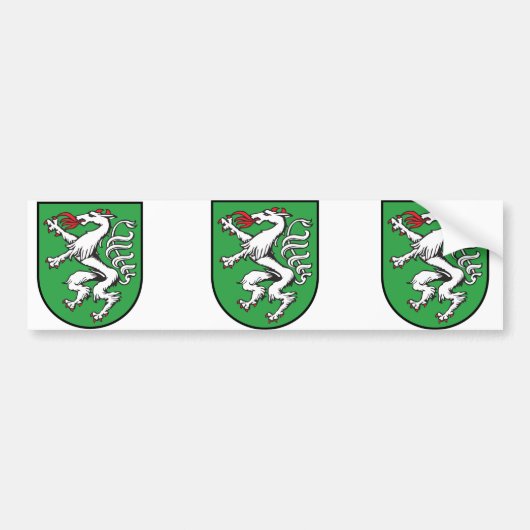Gemeinde Steyr, Österreich Autoaufkleber (Vorne)