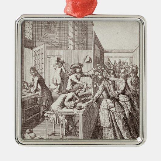 Gemeindeabgabe, 1709 silbernes ornament (Vorne)