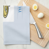 Gemeindegremium und Blut-Enkel Geschirrtuch (Viertel Falte)