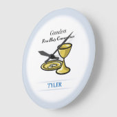 Gemeindegremium und Blut-Enkel Große Wanduhr (Winkel)