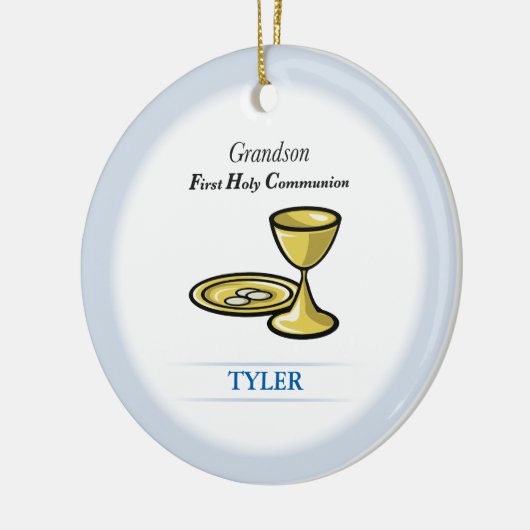 Gemeindegremium und Blut-Enkel Keramik Ornament (Links)