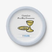 Gemeindegremium und Blut-Enkel Pappteller (Vorderseite)