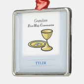 Gemeindegremium und Blut-Enkel Silbernes Ornament (Links)