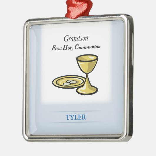 Gemeindegremium und Blut-Enkel Silbernes Ornament (Links)